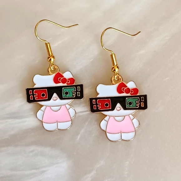 Sanrio Hello Kitty 3D Handmade Earrings - Picture 2 of 4